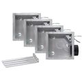 Product Image of SF50-80-100 Bath Fan, Rough-in Kit, Single Speed, 50-80-100 CFM (4 Pack)