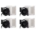 Product Image of SF50-80-100 Bath Fan, Trim Kit, Single Speed, 50-80-100 CFM (4 Pack)
