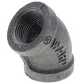Product Image of 3/4" Black 45° Elbow