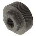 Product Image of 2" x 1/2" Black Hexagon Bushing, Class 150