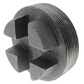 Product Image of 4" Black Regular Cored Plug (Bar Head)