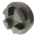 Product Image of 6" Black Regular Cored Plug (Bar Head)