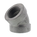 Product Image of 1-1/2" Black Cast Iron Steam 45° Elbow
