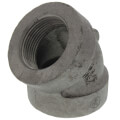 Product Image of 1-1/4" Black Cast Iron Steam 45° Elbow