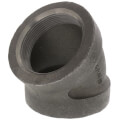 Product Image of 3" Black 45° Cast Iron Steam Elbow