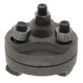 Product Image of 3/4" Black Cast Iron Steam Flange Union w/ Gasket, Class 125