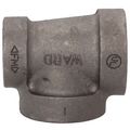 Product Image of 1-1/4" x 1" x 1-1/4" Black Cast Iron Steam Tee, Class 125