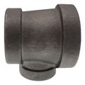 Product Image of 2-1/2" x 2" x 1-1/4" Black Cast Iron Steam Tee, Class 125