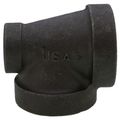 Product Image of 2" x 1-1/2" x 2" Black Cast Iron Steam Tee, Class 125