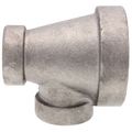 Product Image of 2" x 1" x 1" Black Cast Iron Steam Tee, Class 125