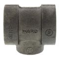 Product Image of 4" x 4" x 2-1/2" Black Cast Iron Steam Tee, Class 125