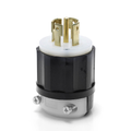 Product Image of 30A, 277/480V 3-Phase Y, NEMA L22-30P, 4P, 5W, Locking Plug, Grounding (Black/White)