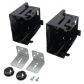 Product Image of 2-Gang Gangable Plastic Box w/ Brackets for New Construction (Black)