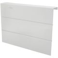 Product Image of 12" Left End Cap for UF-3 Baseboard (White)
