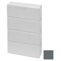 Product Image of 6" Right End Cap for UF-4 Baseboard (Runtal Steel - Dark Grey)