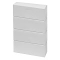 Product Image of 9" Left End Cap for UF-4 Baseboard (White)