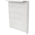 Product Image of 12" Left End Cap for UF-5 Baseboard (White)