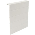 Product Image of 12" Right End Cap for UF-5 Baseboard (White)