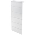 Product Image of 6" Left End Cap for UF-6 Baseboard (White)