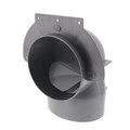 Product Image of 4" Low Profile Plastic Elbow (Fits in 2x4 Wall)