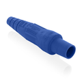 Product Image of 16 Series Single Pole Cam Type Female Detachable Plug Sleeve Only, Taper Nose, Cable Range 2/0, 4/0 (Blue)