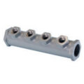 Product Image of 4 port, 2" x 1-1/2" Female, with 1" Female Ports, Large Poly Coated Manifold