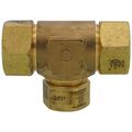 Product Image of 1" x 1" x 3/4" TracPipe AutoFlare Brass Reducing Tee