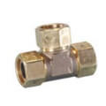 Product Image of 1" Tracpipe Brass AutoFlare Tee