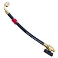 Product Image of HR1XR 1/4" x 8" Length Ball Valve Refrigerant Hose A2L Adapter Extension (Black w Tag)