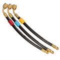 Product Image of HR3X 1/4" x 8" Open Valves Refrigerant Hose Extension Set - 3 Pack (Black w/ Tags)