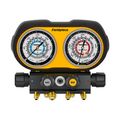 Product Image of GS434F, 4-Port Analog Gauge Set Manifold, (R134A, R404A, R407C, R448A)