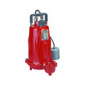 1 HP C.I. Manual Submersible Effluent Pump - 208-230v - 50 ft Cord