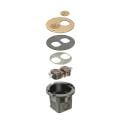 Product Image of Round Cut-InBox, Brass Cover w/ Threaded Plugs