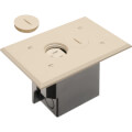 Product Image of Non-Metallic Floor Box w/ Non-Metallic Cover for Existing Floors (Light Almond)