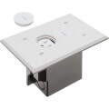 Product Image of Non-Metallic Floor Box w/ Non-Metallic Cover for Existing Floors (White)