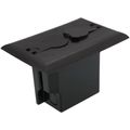 Product Image of Non-Metallic Floor Box for Installed Floors w/ Two Flip Lids (Brown)
