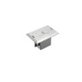Product Image of Non-Metallic Floor Box w/ Metallic Cover for Existing Floors (Nickel Plated)
