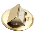 Product Image of Round Trapdoor Cover, Pre-Mounted Gasket (Brass)