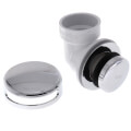 Product Image of Innovator Flex924 Flexible PVC Bath Waste with Foot Actuated Bathtub Stopper and Innovator Overflow (Chrome Plated)