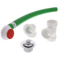 Product Image of Innovator Flex924 Flexible PVC Bath Waste with Lift and Turn Bathtub Stopper and Innovator Overflow (Chrome Plated)