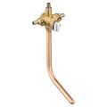 Product Image of M-Pact Bulk Pack 4 Port Posi-Temp 1/2" Crimp Ring PEX w/ Pressure Balancing, 1/4 Turn Stops, FP62360PF