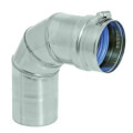 Product Image of 4" 88° Elbow, Special Gas Vent Pipe - Single Wall