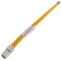 Product Image of 1/2" ID (5/8" OD) Yellow Coated Stainless Steel Gas Connector w/ 1/2" FIP x MIP Fittings (24" Length)