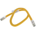 Product Image of 1/2" ID (5/8" OD) Yellow Coated Stainless Steel Gas Connector w/ 3/4" MIP Fittings (48" Length)