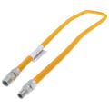 Product Image of 1/2" ID (5/8" OD) Yellow Coated Stainless Steel Gas Connector w/ 3/4" x 1/2" MIP Fittings (60" Length)
