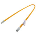 Product Image of 1/2" ID (5/8" OD) Yellow Coated Stainless Steel Gas Connector w/ 3/4" x 1/2" MIP Fittings (72" Length)