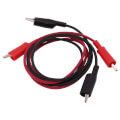 36" Heavy Duty Test Leads (Pair - Red and Black)