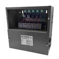 Product Image of Enclosed 450W Power Supply, Five 90W Class 2 Outputs, 120 VAC to 24 VDC, Hi/Lo Voltage Separate Wiring Compartments, Exterior 120 VAC Receptacle and Circuit Breaker Switches, Metal Enclosure