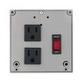 Product Image of Power Control Center, 4A Switch / Circuit Breaker, 120 Vac, 2 Outlets, Terminals, NEMA 1 Housing