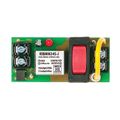 Product Image of Pilot Panel Relay, 15A SPST + Override, w/ 24 Vac/DC Coil, Jumper Selectable Output, 2-3/4" Track Mount
